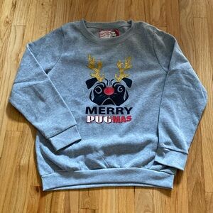 Christmas pug sweatshirt